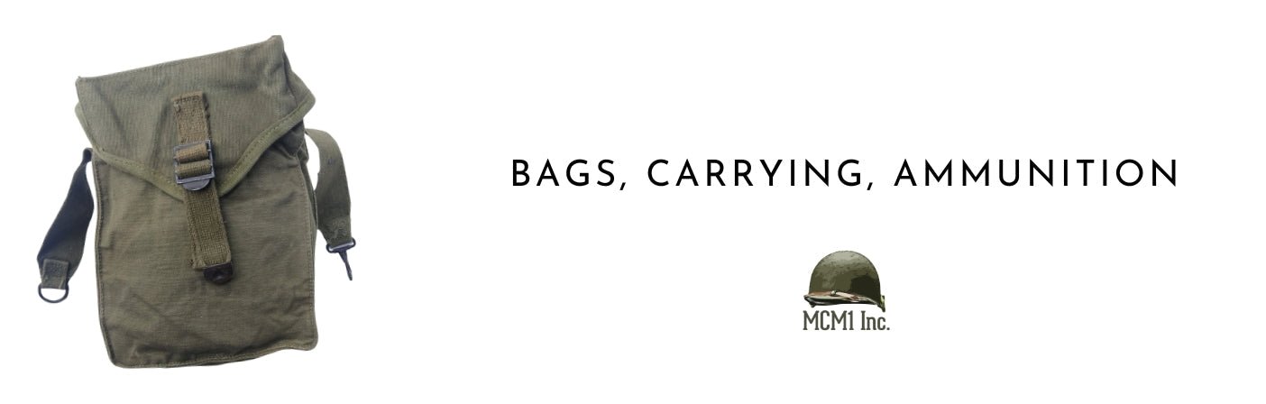 Bannière de l'article de blog sur le Bags, Carrying, Ammunition ou General Purpose bag US WW2