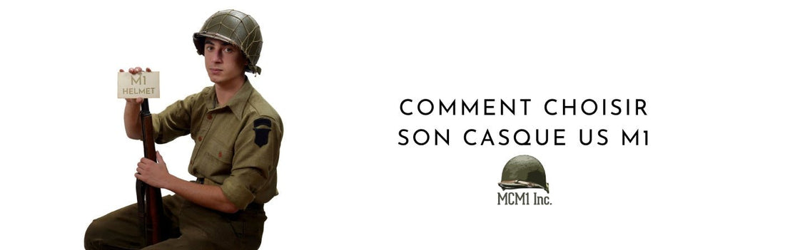 Bannière de l'article de blog sur comment choisir son casque US M1