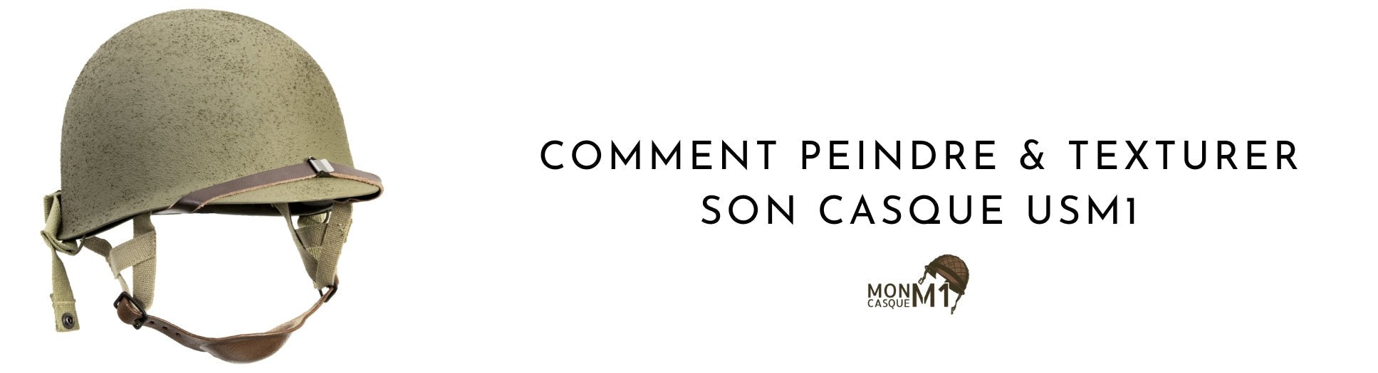 Comment peindre et texturer un casque US M1. Mon Casque M1