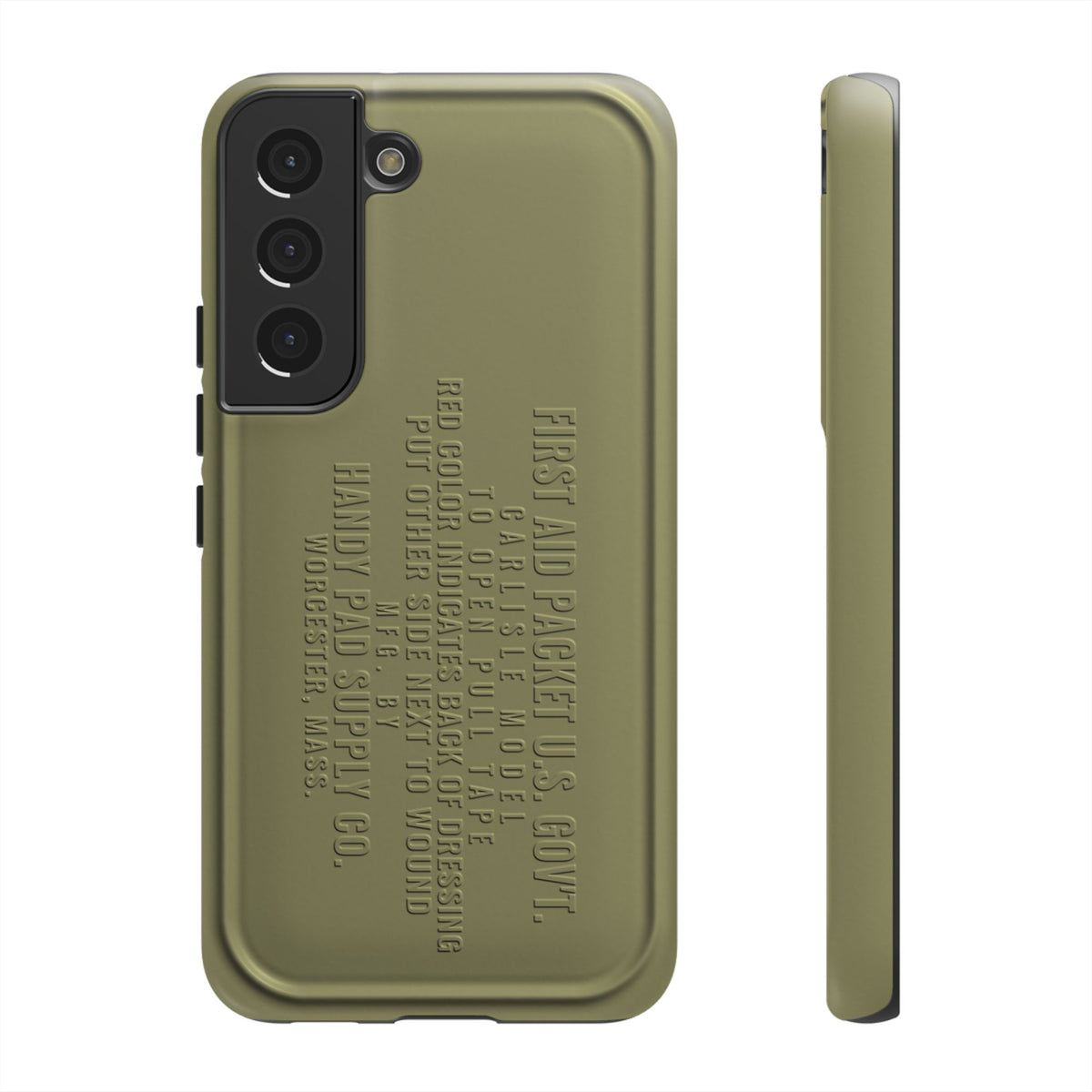 Funda para Samsung First Aid Packet, U.S. Gov't Verde