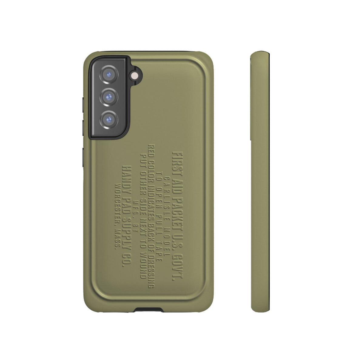 Funda para Samsung First Aid Packet, U.S. Gov't Verde
