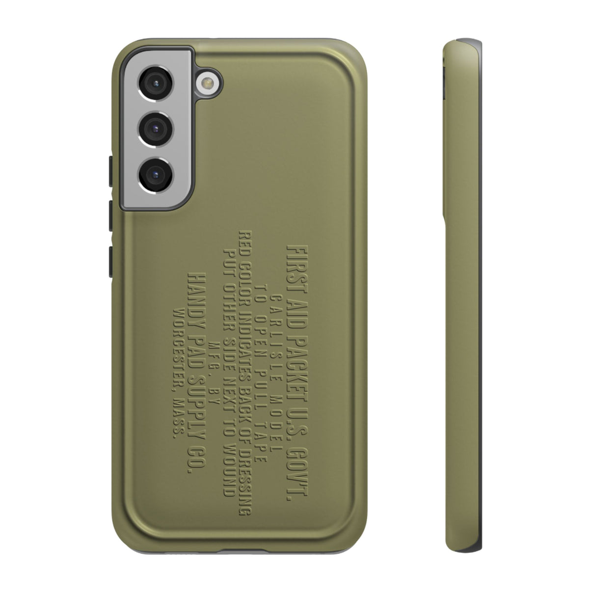 Funda para Samsung First Aid Packet, U.S. Gov't Verde