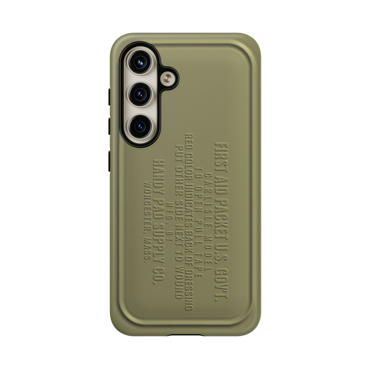 Funda para Samsung First Aid Packet, U.S. Gov't Verde