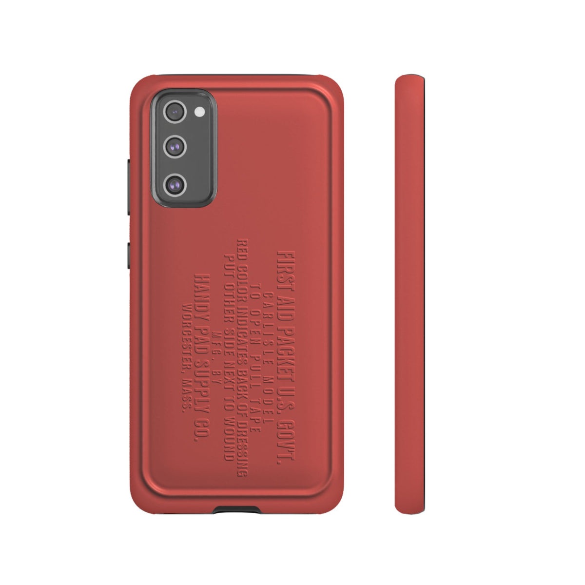 Funda para Samsung First Aid Packet, U.S. Gov't Rojo