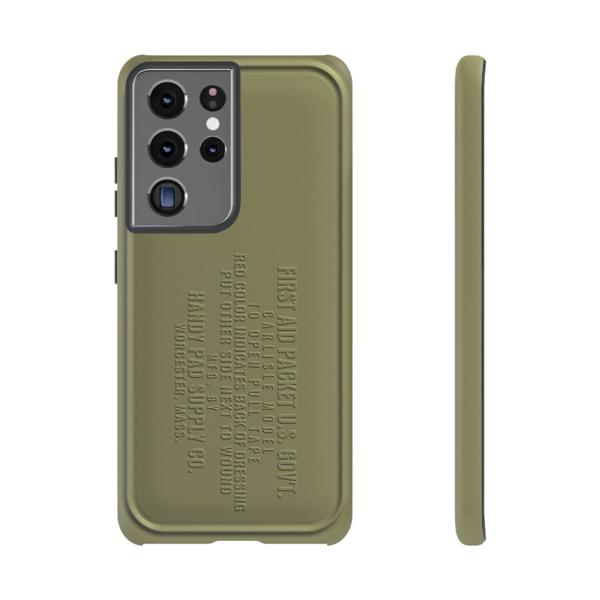 Funda para Samsung First Aid Packet, U.S. Gov't Verde