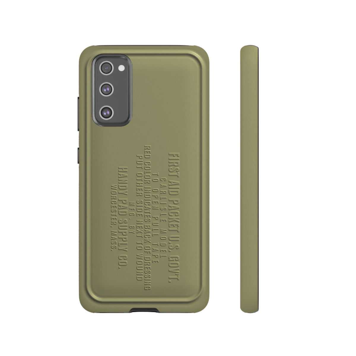 Funda para Samsung First Aid Packet, U.S. Gov't Verde