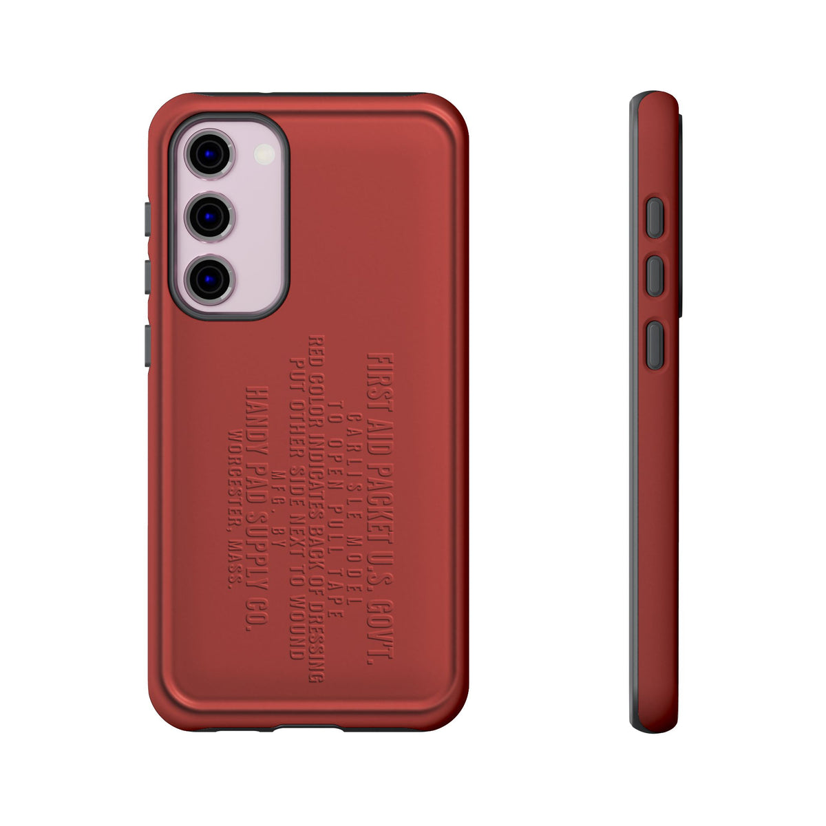 Funda para Samsung First Aid Packet, U.S. Gov't Rojo