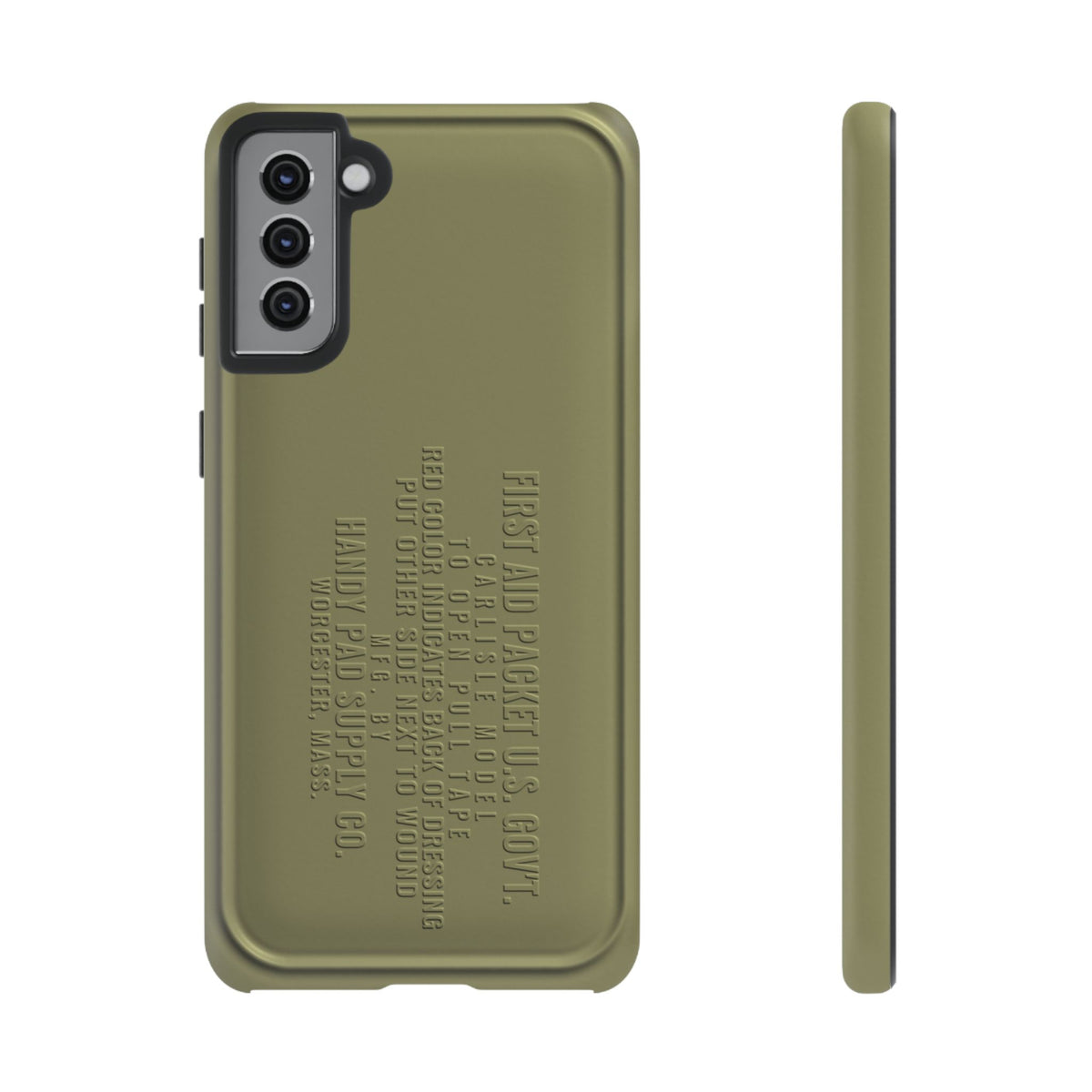 Funda para Samsung First Aid Packet, U.S. Gov't Verde