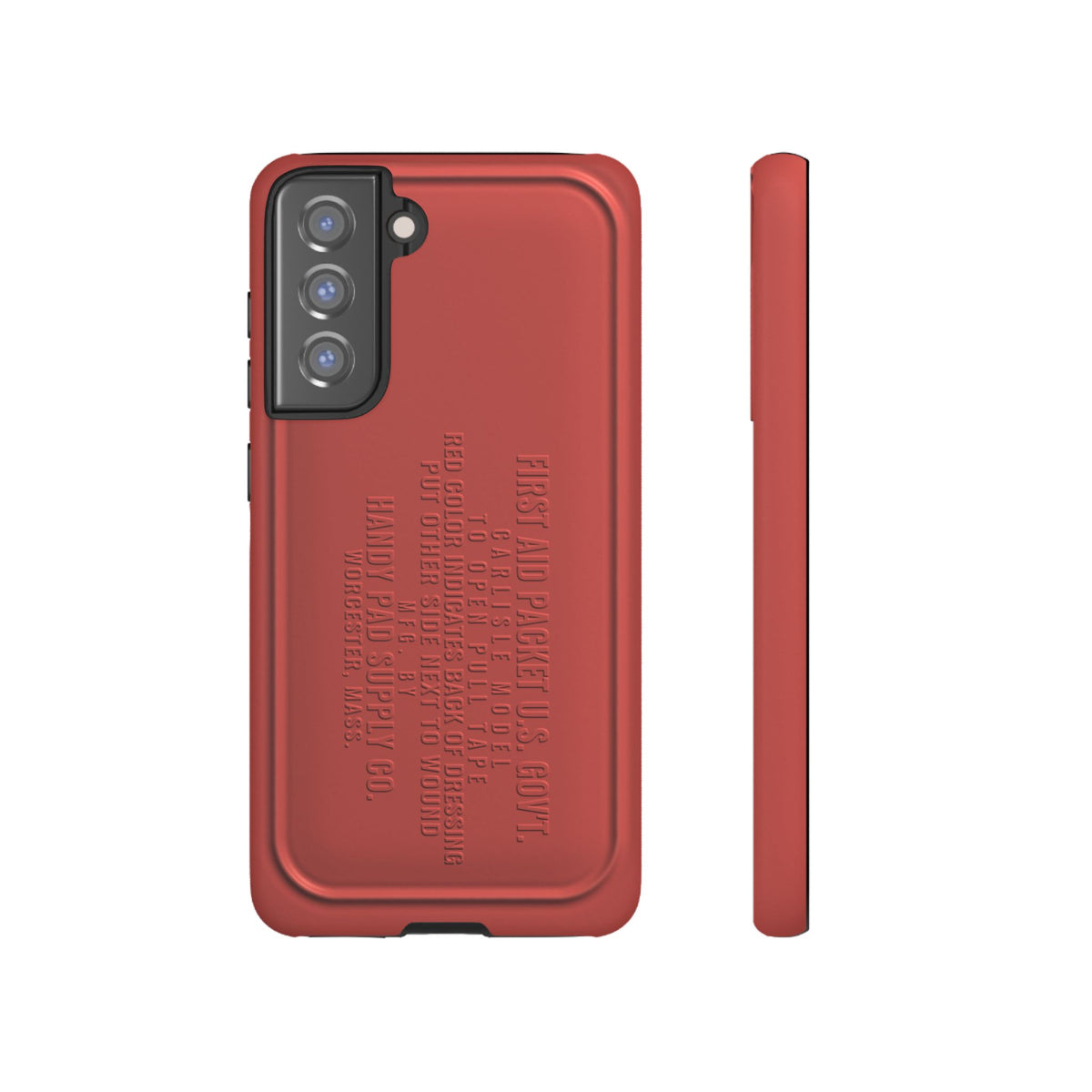 Funda para Samsung First Aid Packet, U.S. Gov't Rojo