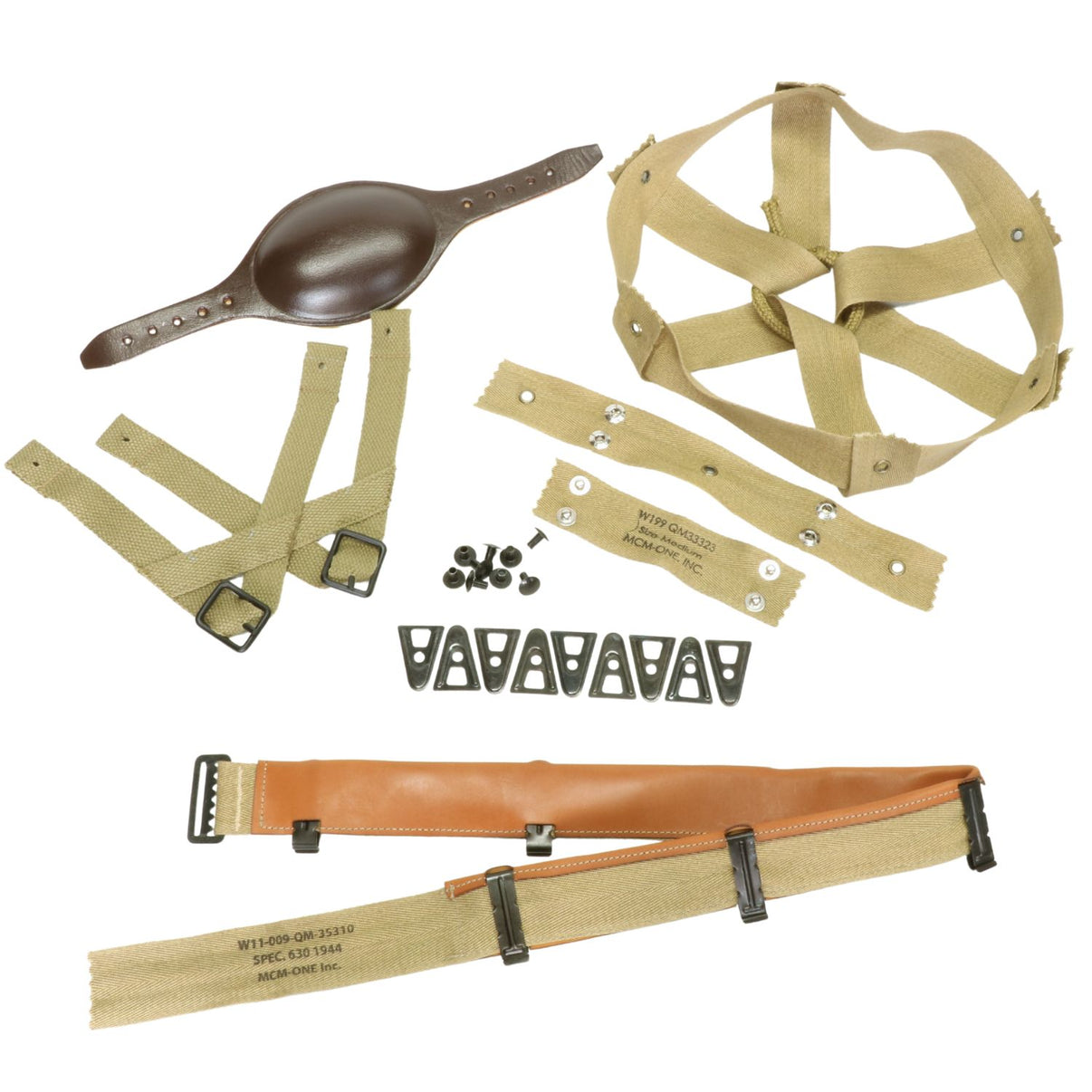 Paratrooper US M1 Helmet Liner Kit Complete Mon Casque M1