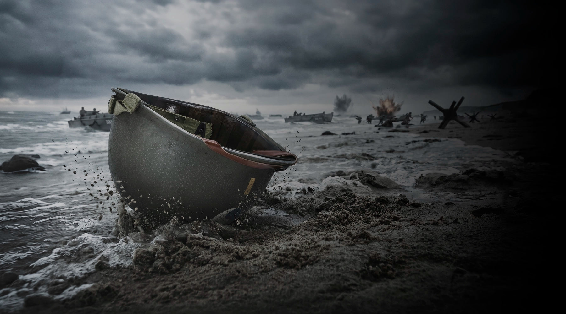 Bandeau Desktop Mon Casque M1 29th ID 2nd Lt Normandy