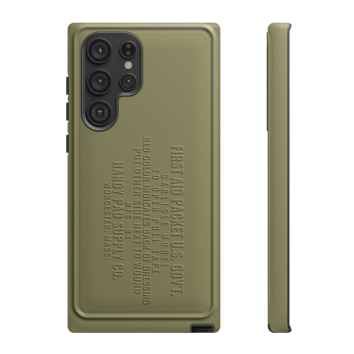 Funda para Samsung First Aid Packet, U.S. Gov't Verde