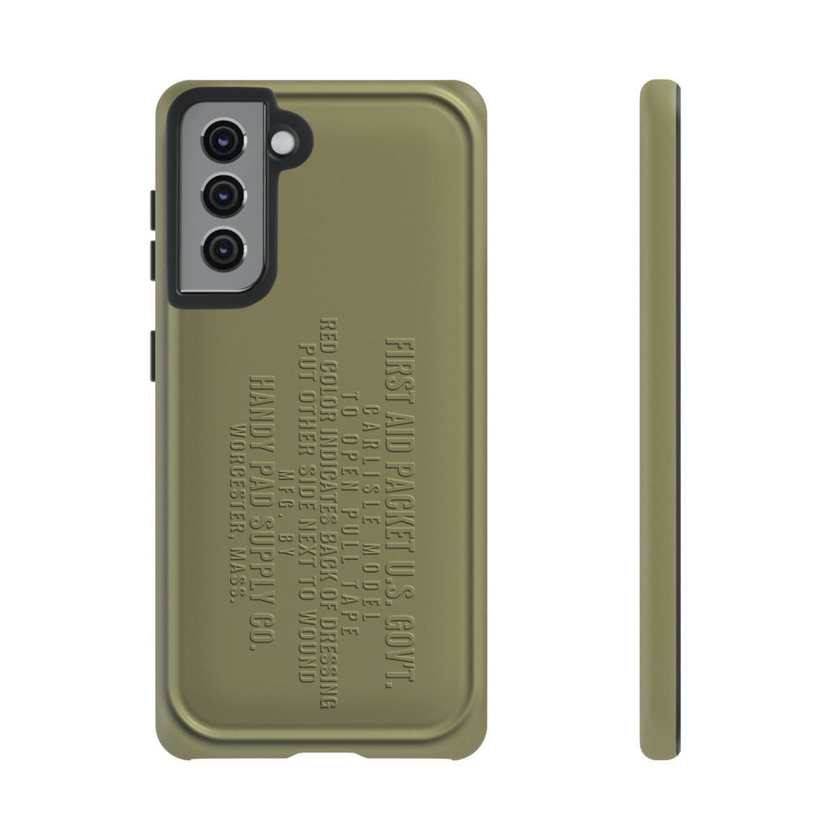 Funda para Samsung First Aid Packet, U.S. Gov't Verde