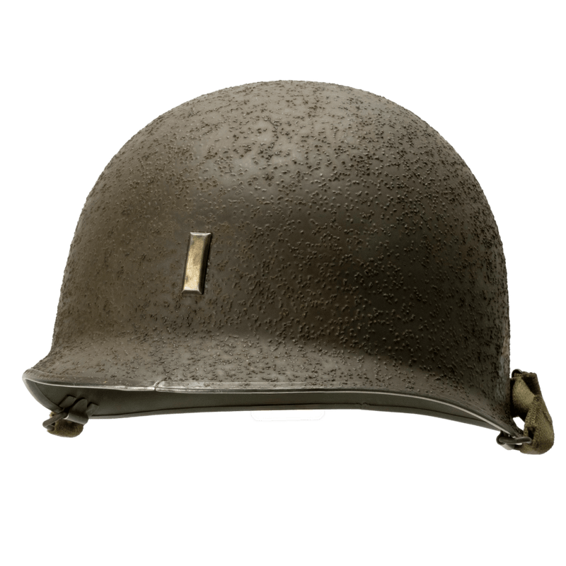 Coque de casque Battle Battered 3rd Armored Division, 2nd Lt vue de 3/4 avant