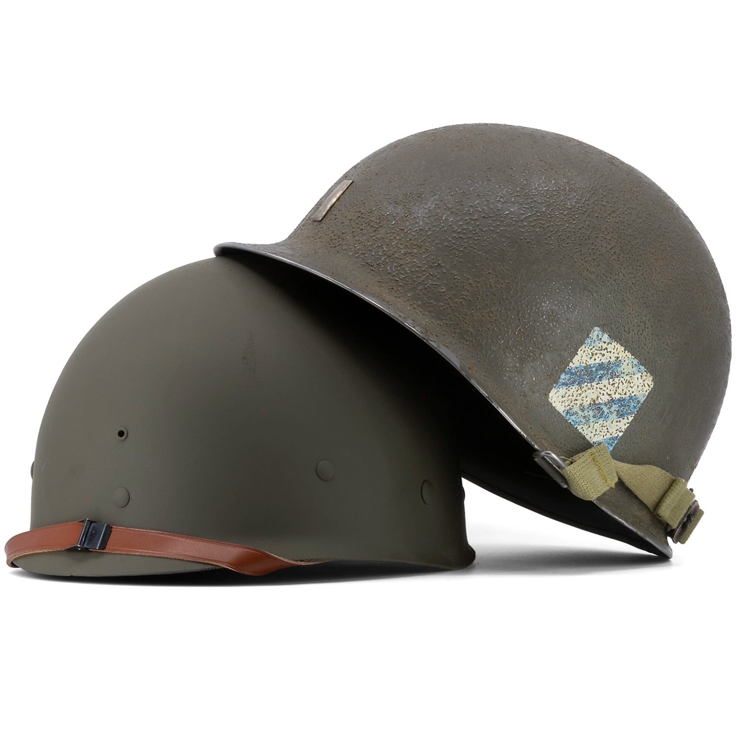 Casque complet Battle Battered 3rd ID 7th Infantry Regiment 1st Battalion 1st Lt et son liner.