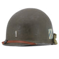 Casque complet Battle Battered 3rd ID 7th Infantry Regiment 1st Battalion 1st Lt vue 3/4 avant.