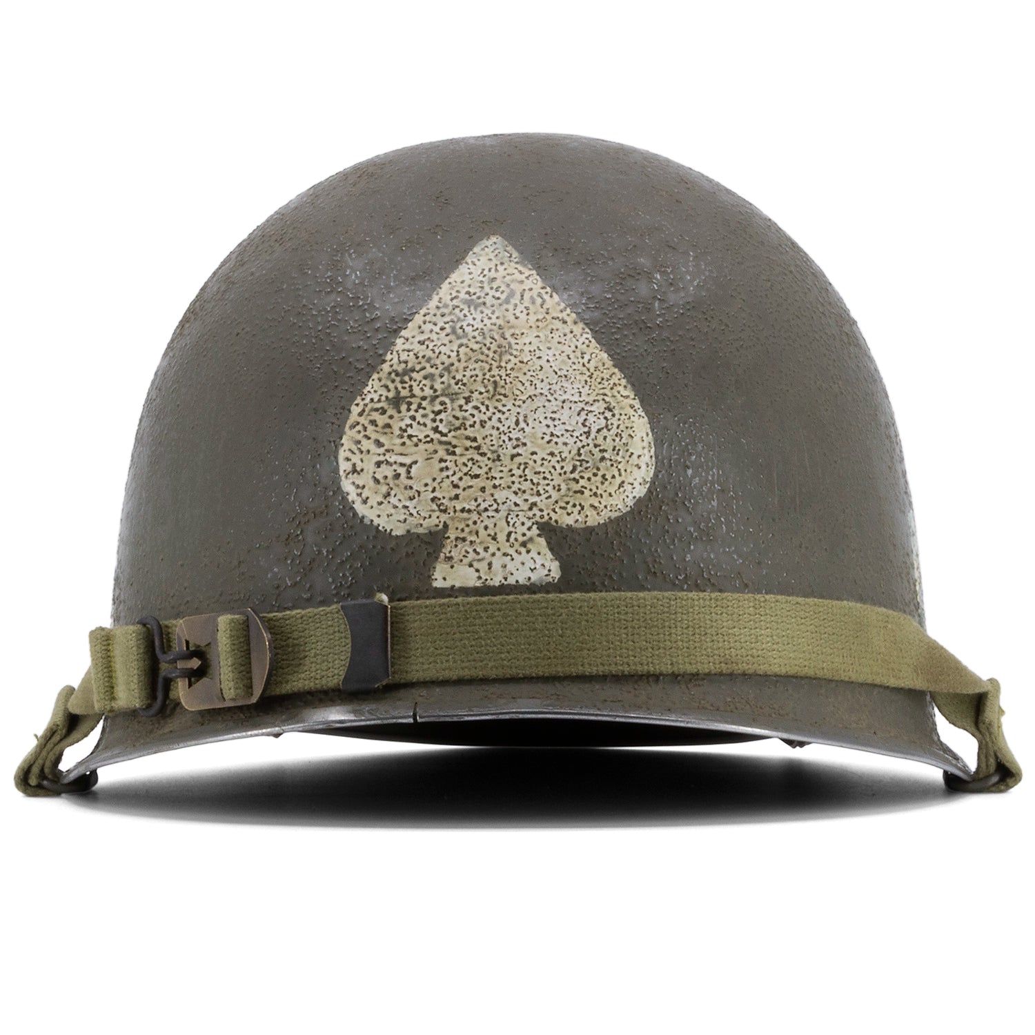 Casque complet Battle Battered 3rd ID 7th Infantry Regiment 1st Battalion 1st Lt  vue arrière.