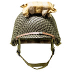 Casque complet parachutiste version Battle Battered 506th PIR Market Garden vue de face