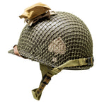Casque complet parachutiste version Battle Battered 506th PIR Market Garden vue du côté gauche