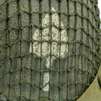 Casque complet parachutiste version M1-C Market Garden de NCO du 506th PIR de la 101st Abn vue de l'insigne