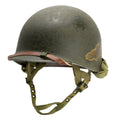Casque complet parachutiste Battle Battered 508th PIR 3rd Bn vue de 3/4 avant