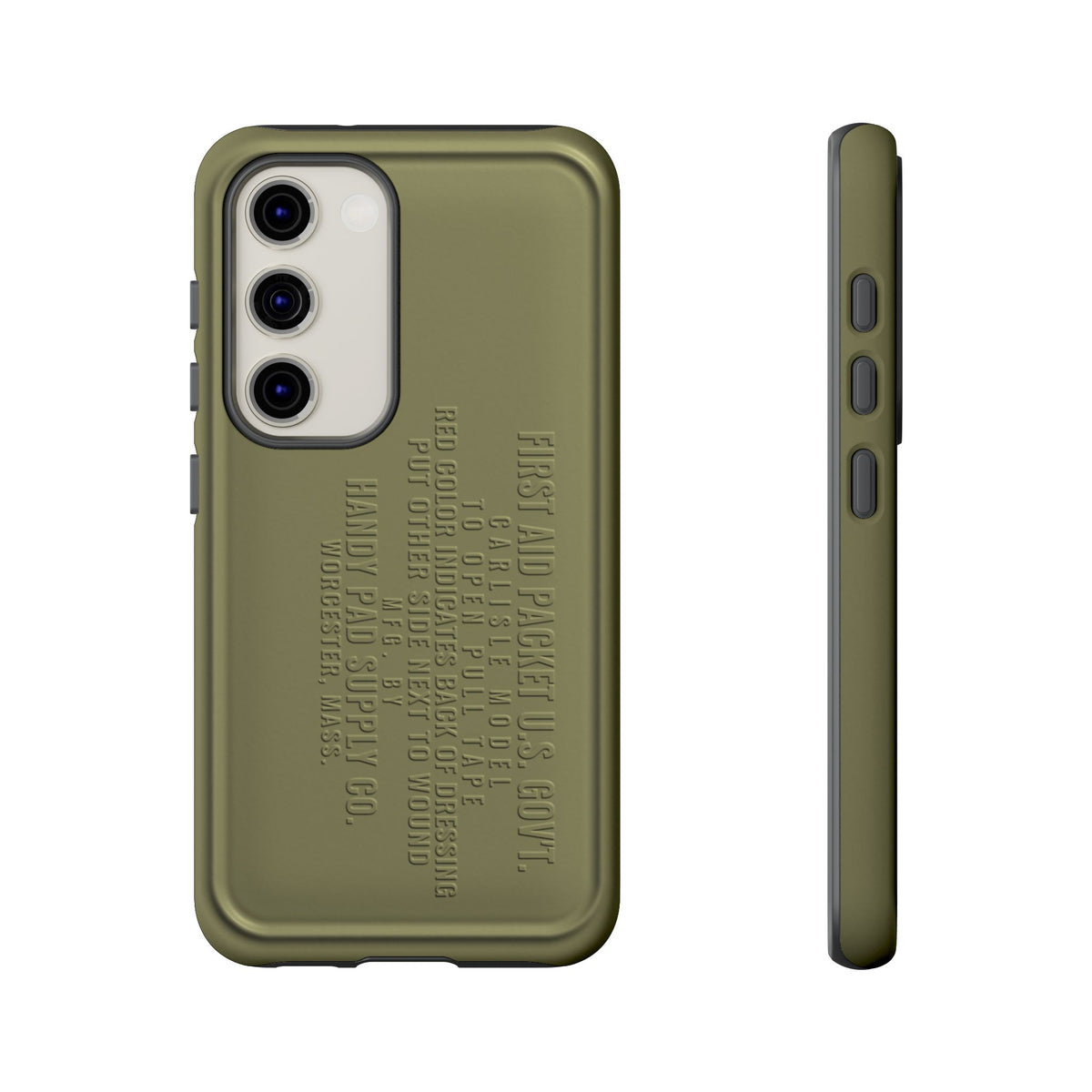 Funda para Samsung First Aid Packet, U.S. Gov't Verde