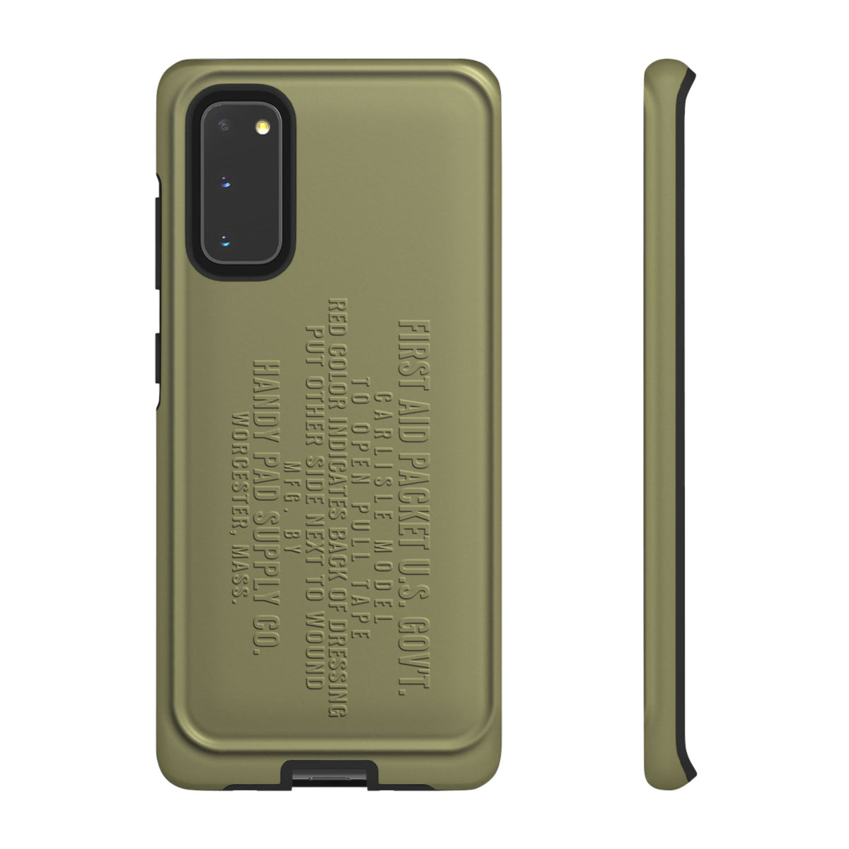 Funda para Samsung First Aid Packet, U.S. Gov't Verde