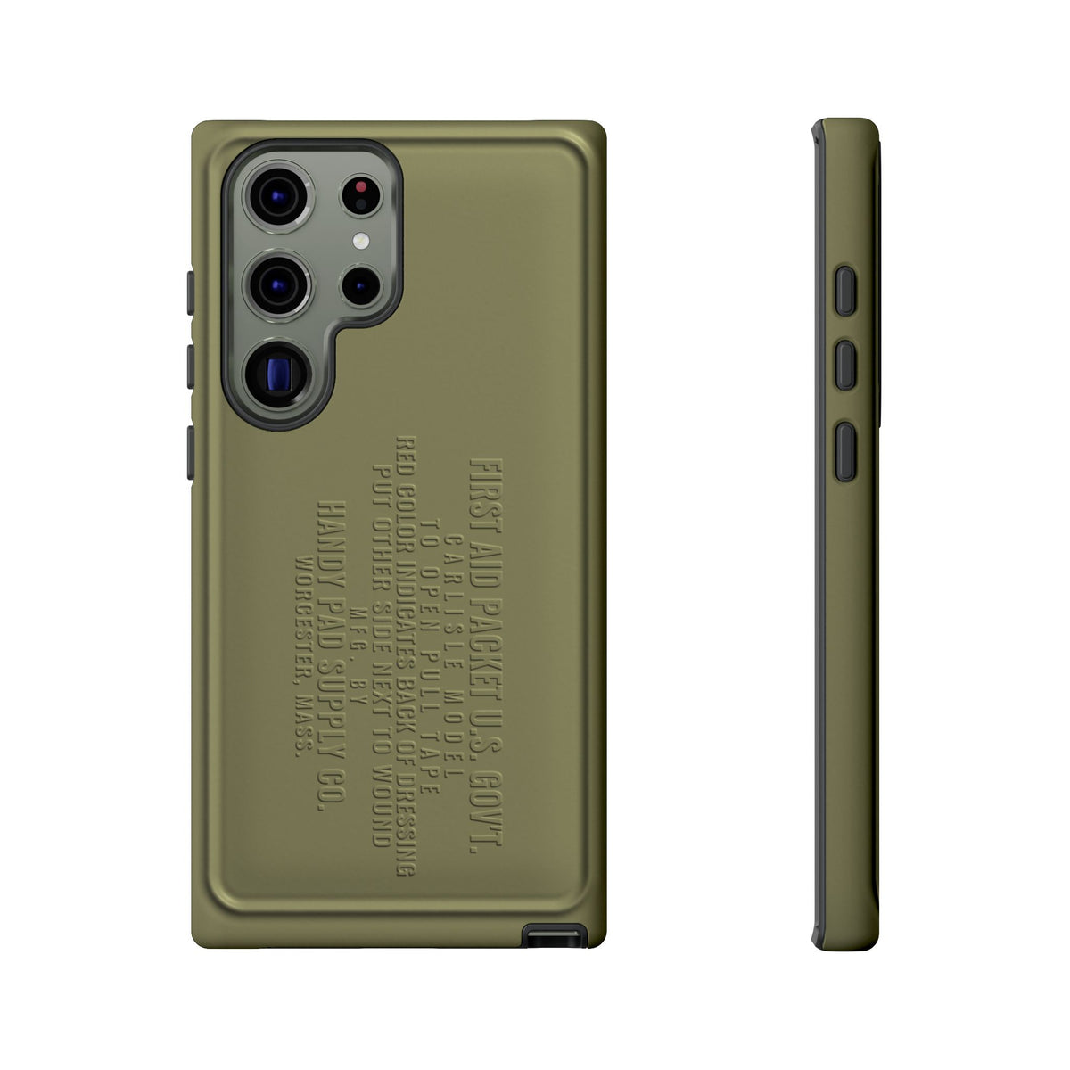 Funda para Samsung First Aid Packet, U.S. Gov't Verde