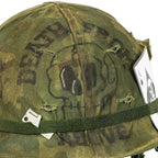 Casque M1 Vietnam LZ X-RAY - Vue du graffiti avant Death From Above