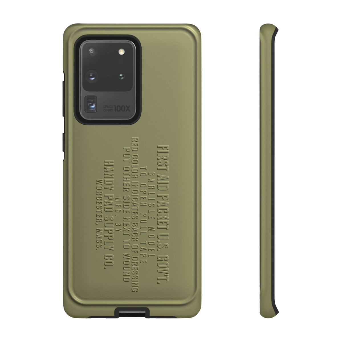 Funda para Samsung First Aid Packet, U.S. Gov't Verde