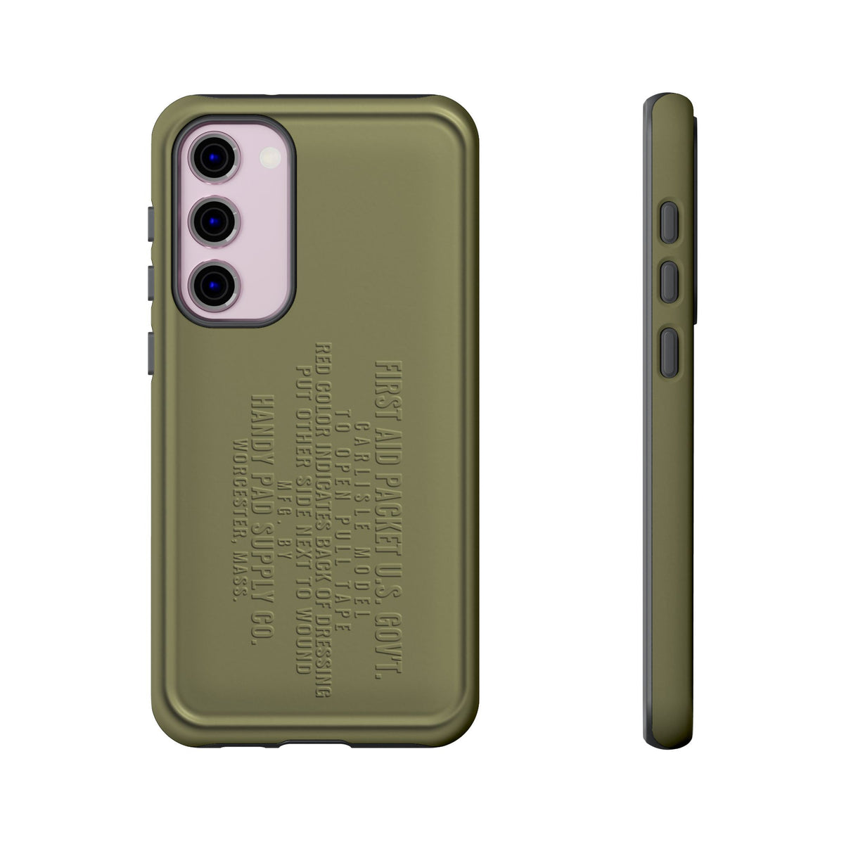 Funda para Samsung First Aid Packet, U.S. Gov't Verde