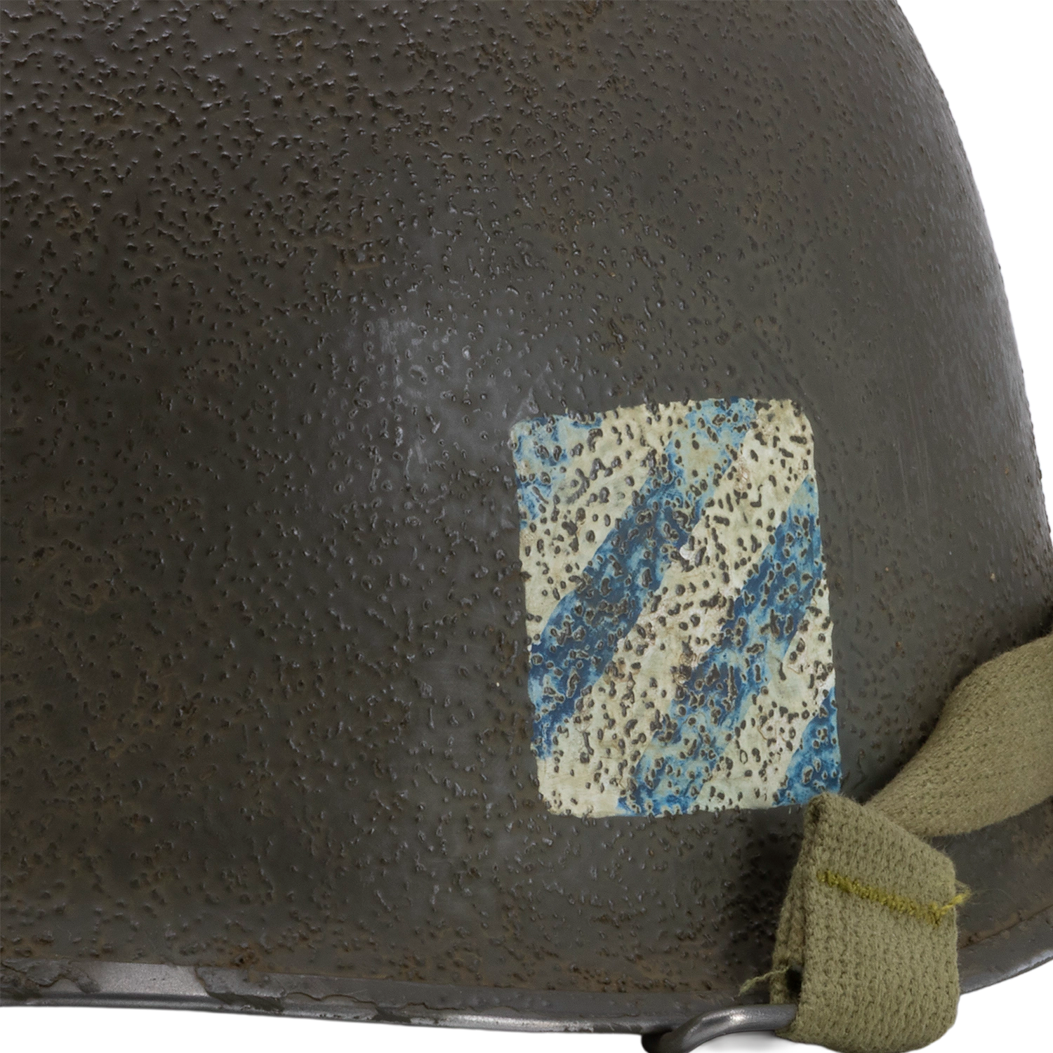 Casque complet Battle Battered 3rd ID 7th Infantry Regiment 1st Battalion 1st Lt ambiance peinture.
