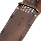 Couteau de combat M3 et son fourreau M6 en cuir 2