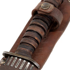 Couteau de combat M3 et son fourreau M6 en cuir 3