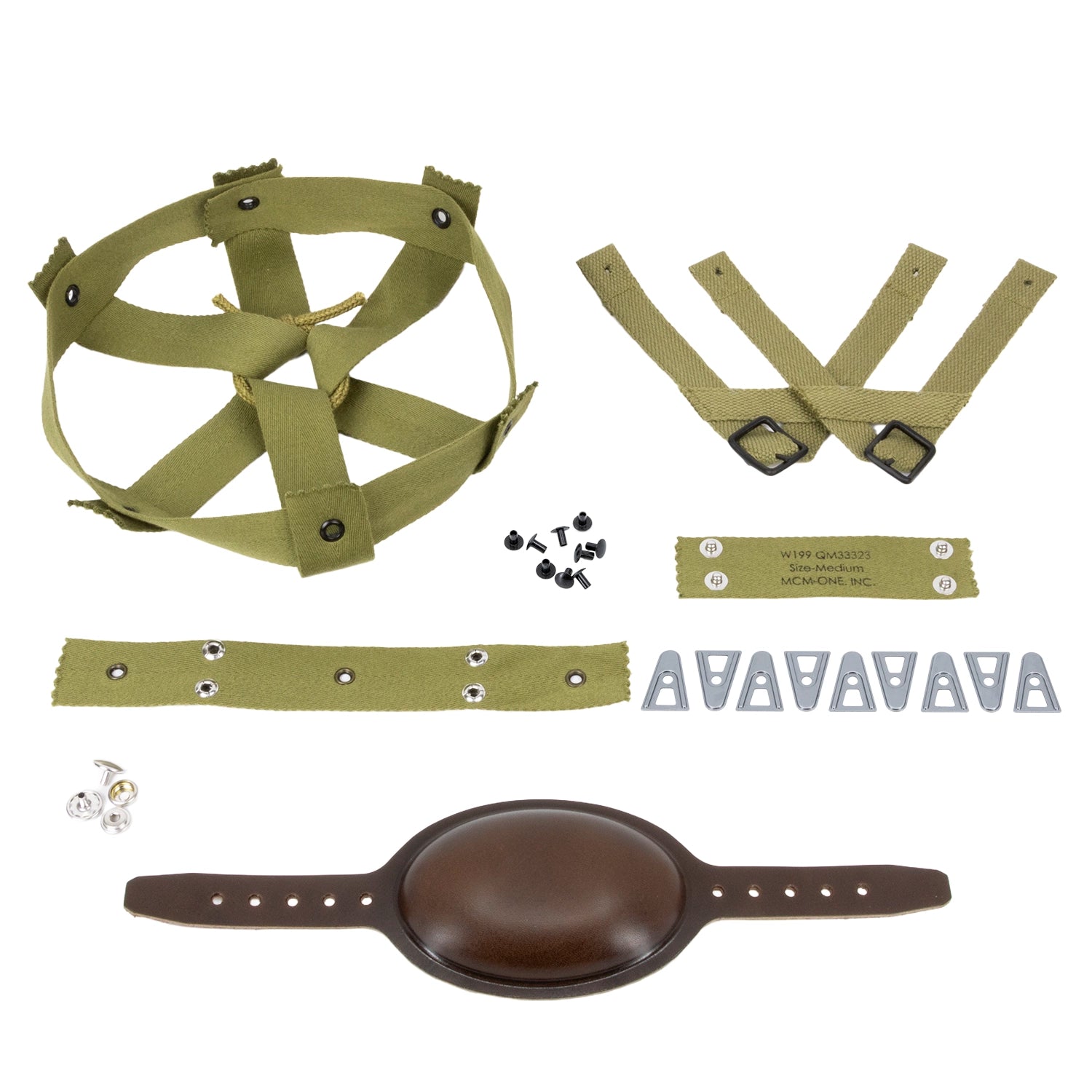 US M1 Paratrooper Liner Kit - Leather Chin Strap