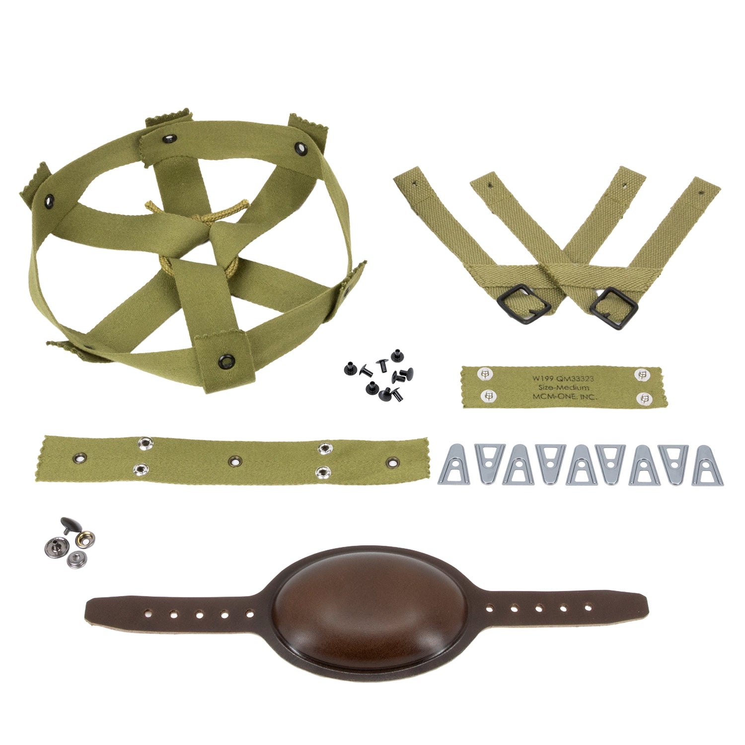 US M1 Paratrooper Liner Kit - Leather Chin Strap