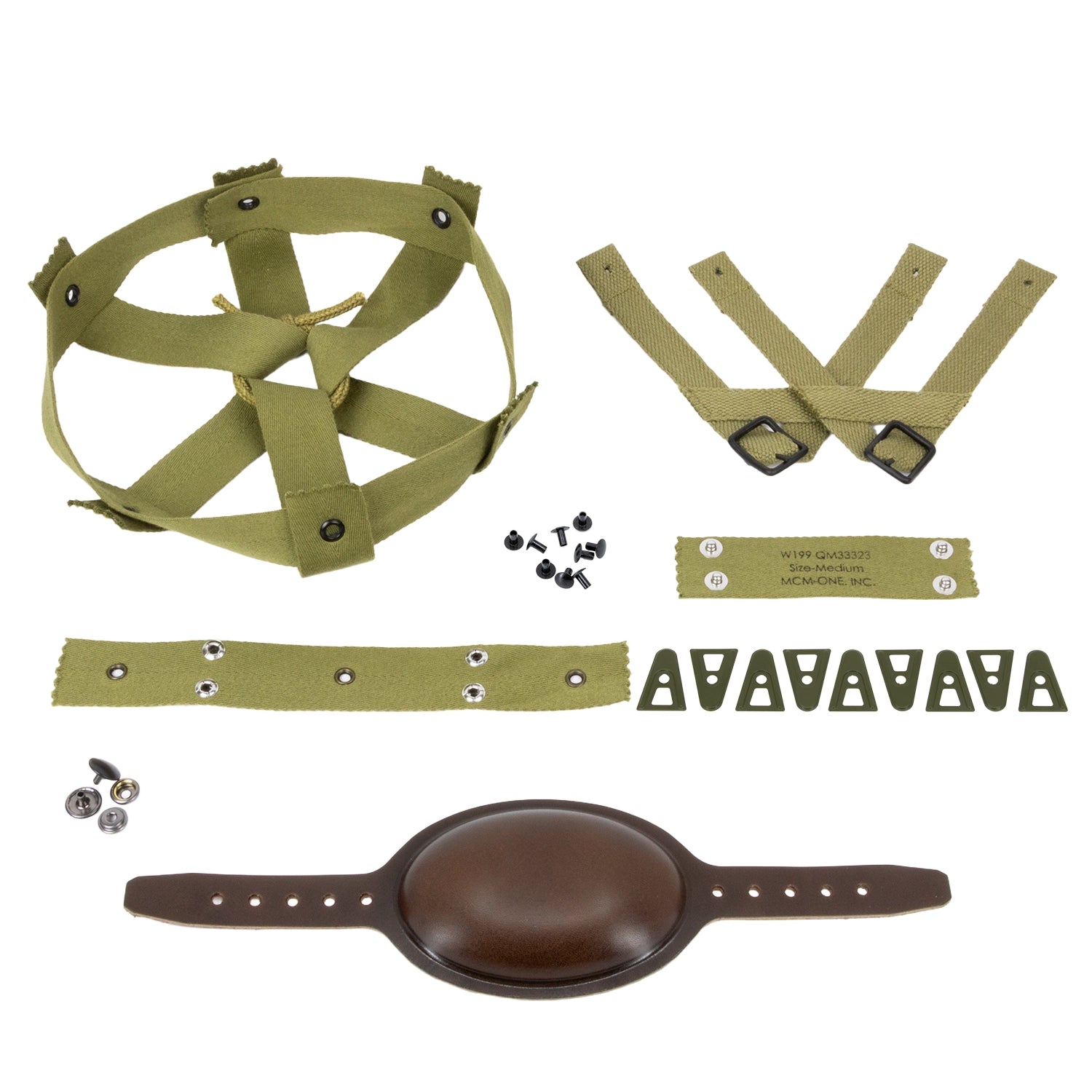 US M1 Paratrooper Liner Kit - Leather Chin Strap