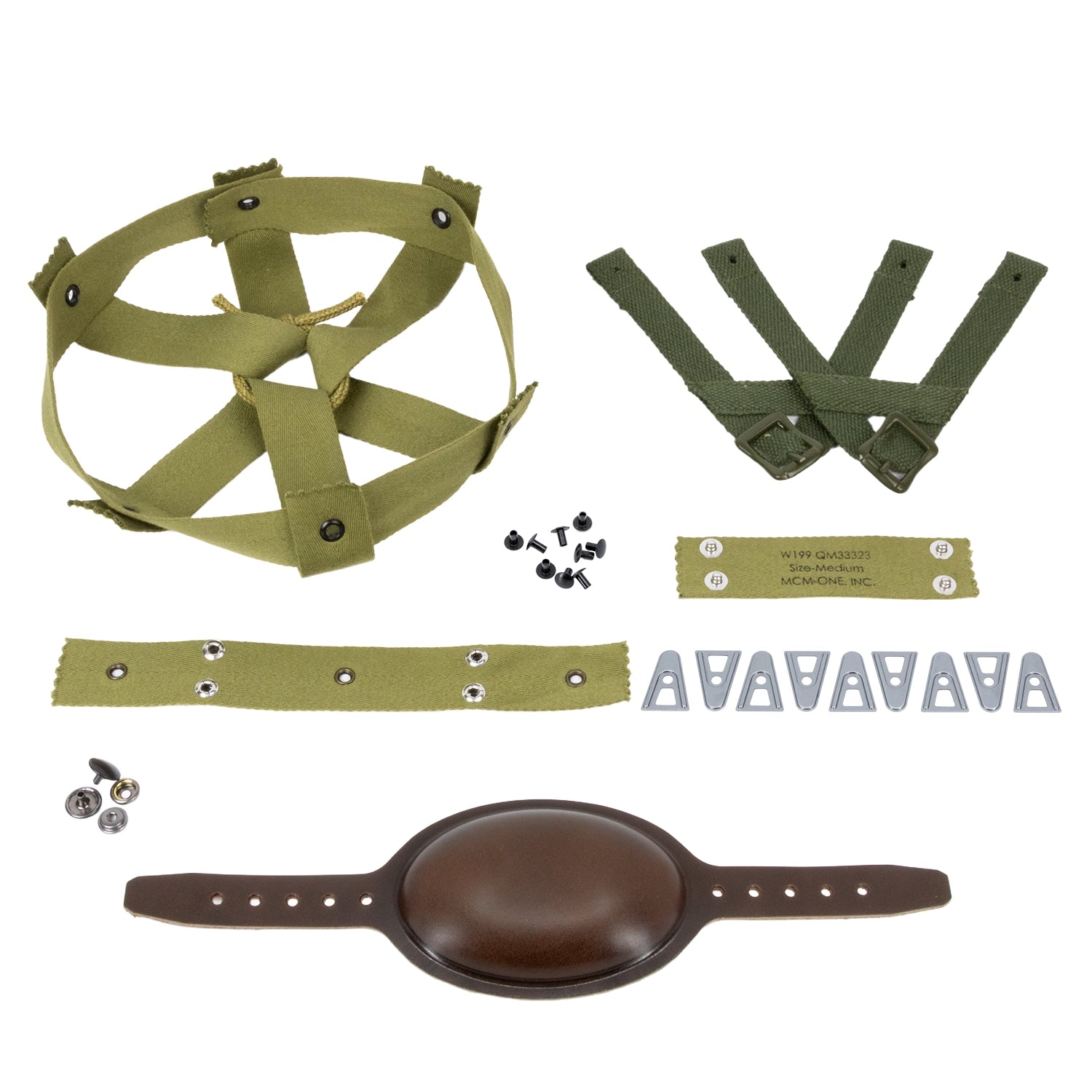 US M1 Paratrooper Liner Kit - Leather Chin Strap