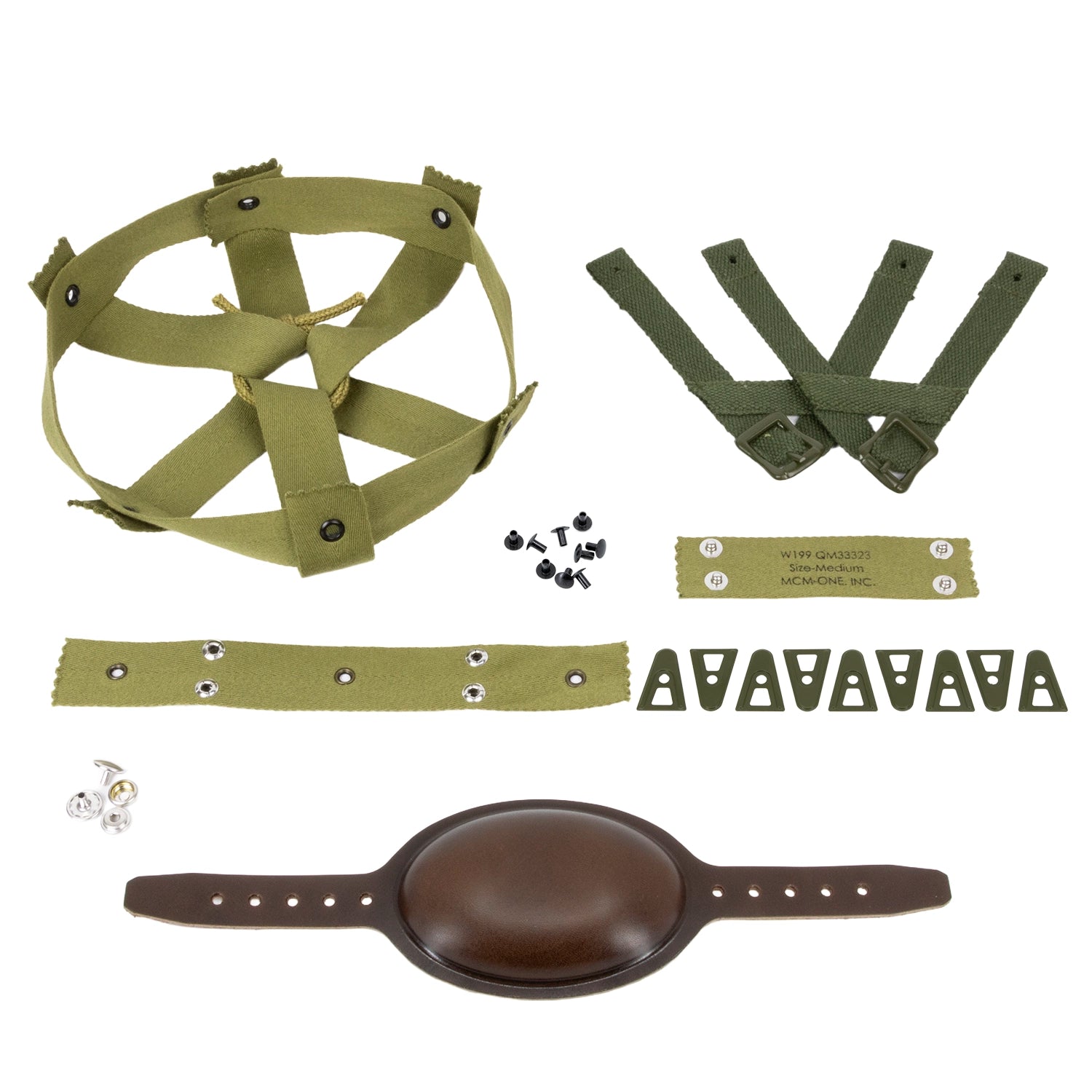 US M1 Paratrooper Liner Kit - Leather Chin Strap