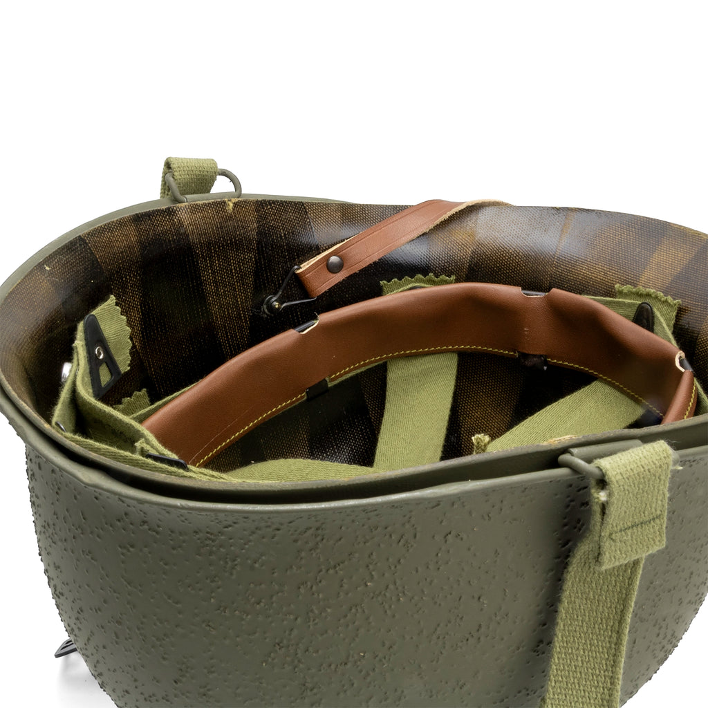 Casque Complet Infanterie McCord 1052G - Liner CAPAC vue en gros plan de la partie avant interne du sous casque.