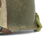 Casque Complet Infanterie - Original McCord 501A gros plan latérale de la coque et de la patine Battle Battered Mon Casque M1