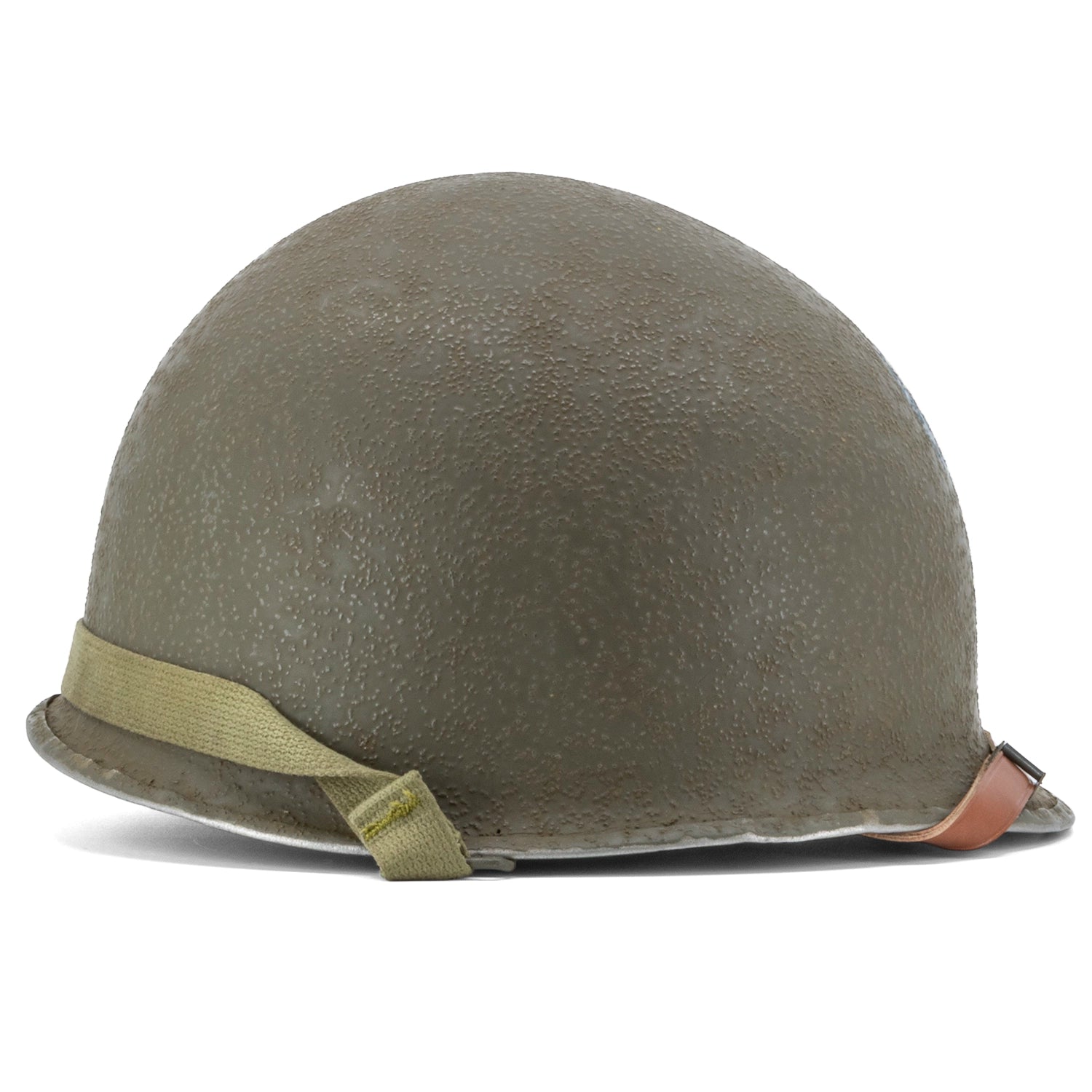 Casque Complet Infanterie Original Schlueter et liner Firestone version 29th ID 2nd Lieutenant Battle Battered vue laterale droite