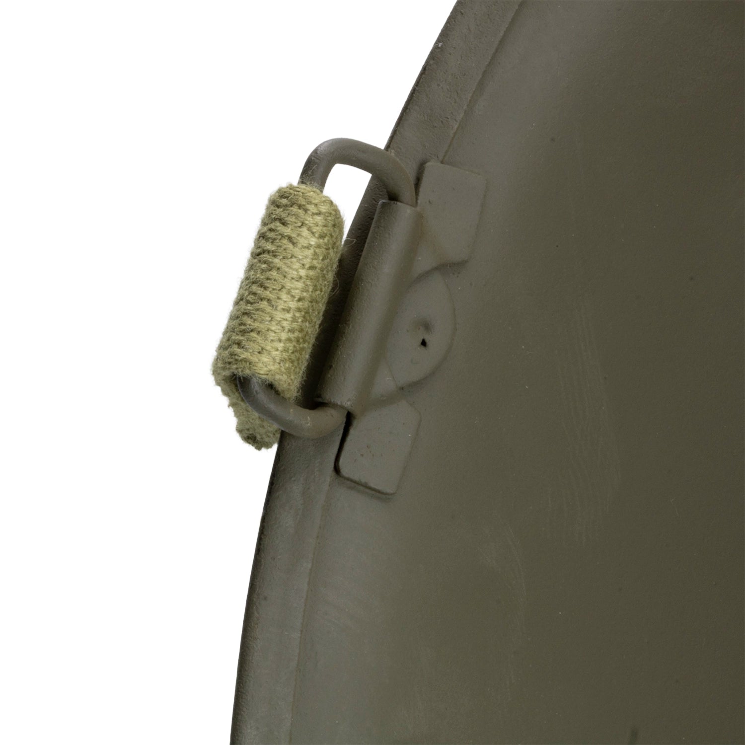 Casque Complet Infanterie Schlueter 90A - Liner Westinghouse gros plan sur le pontet mobile.
