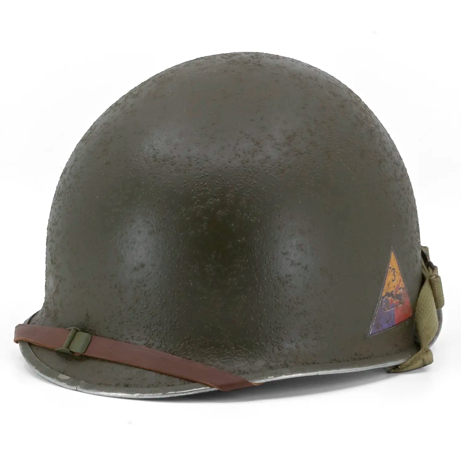 Vue de 3/4 avant du Casque Complet Infanterie McCord 4 - 3rd Armored Division