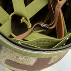 Casque Complet Infanterie - Original McCord 501A vue intérieur du système de suspension.