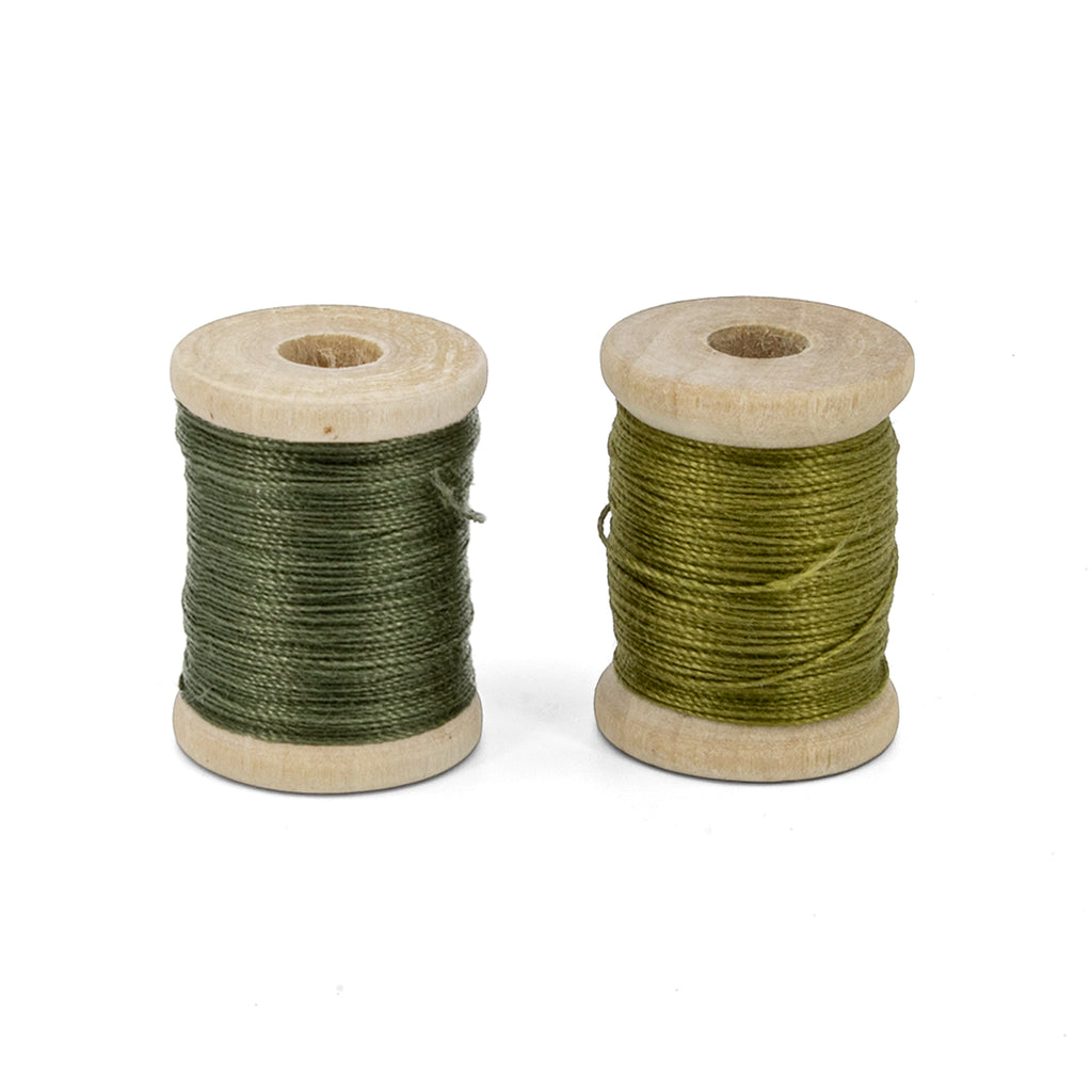 Bobine de fil Olive Drab pour jugulaire de casque lourd US M1 OD#3 et OD#7