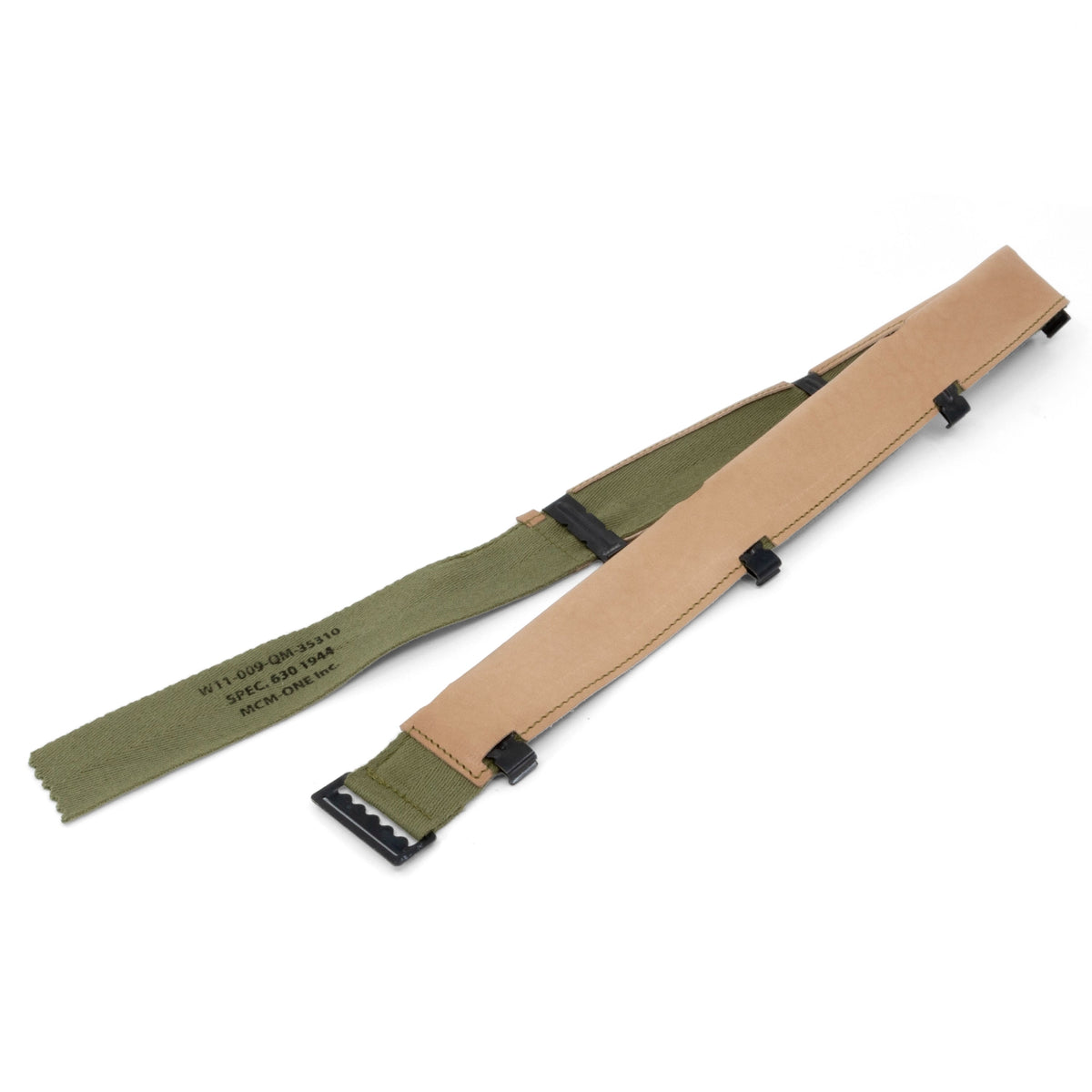 Sweatband pour liner US M1 à boucles noires.