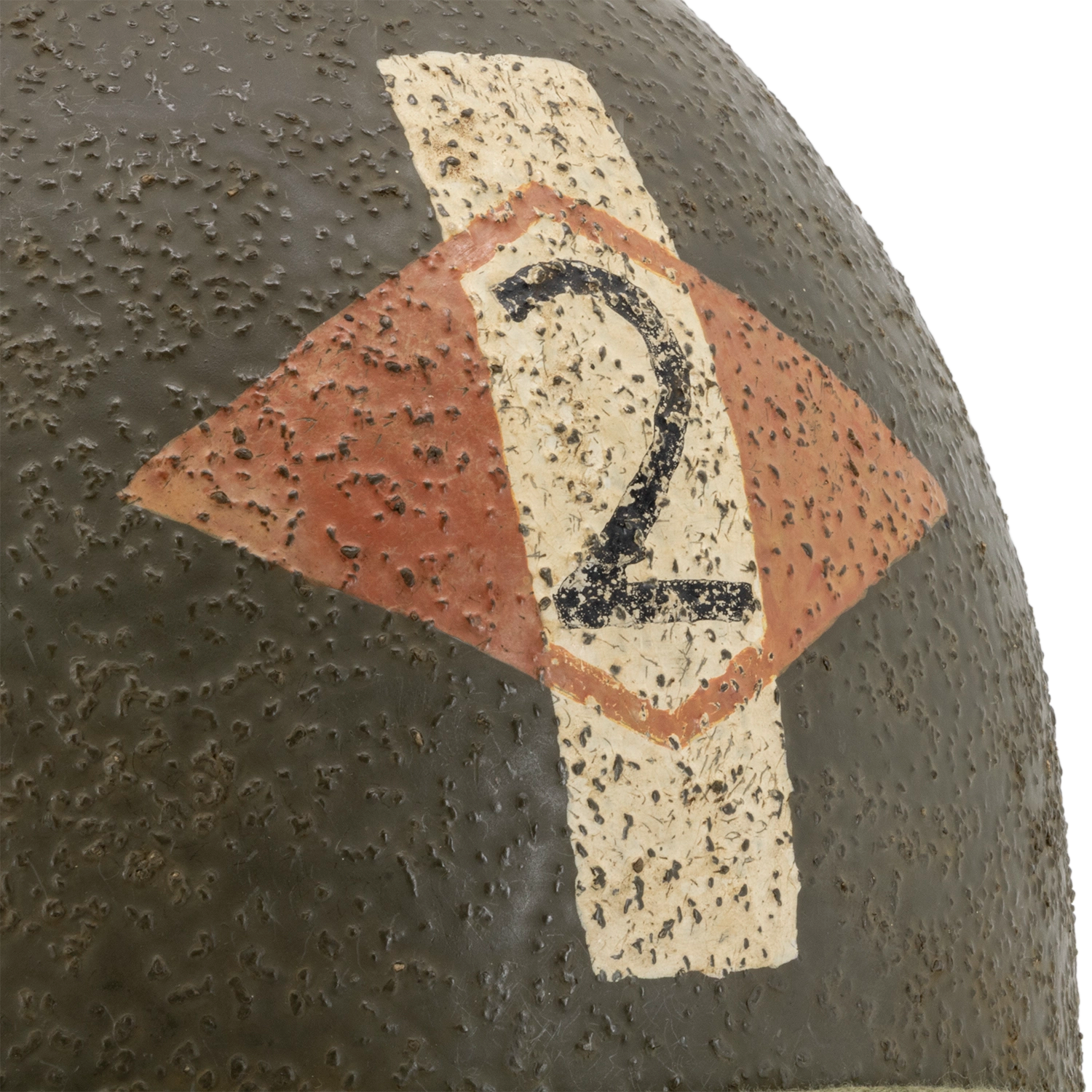 Casque Complet Infanterie McCrod 551B - Liner Capac - 2nd Ranger Battalion 1st Lt image ambiance peinture