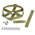 Kit pour liner US M1 basique avec contre rivets acier