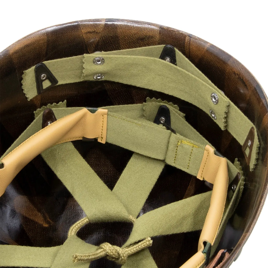 Liner Fibre type US M1 vue d'ensemble de la partie arrière du sous casque.